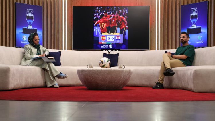 مجری زن سابق تلویزیون+ژورنالیست طناز با شمایلی تازه  در "یورو۲۰۲۴"+ویدیو