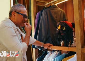 عروسک آفتو و رامبد جوان در کارناوال