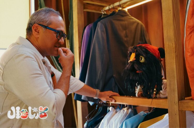 عروسک آفتو و رامبد جوان در کارناوال