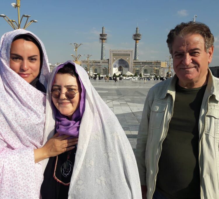 کاظم هژیر آزاد و همسرش زویا امامی