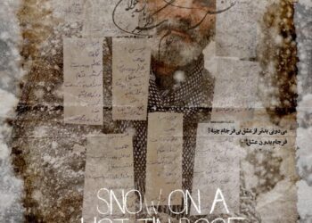 همزمان با زادروز محمدهادی کریمی/رونمایی از پوستر آلترناتیو فیلم‌ ماندگار «برف روی شیروانی داغ» 